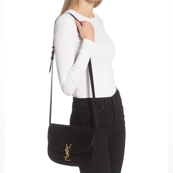 YSL Kaia Monogram Leather Crossbody Bag - Medium - Picture 3 of 16